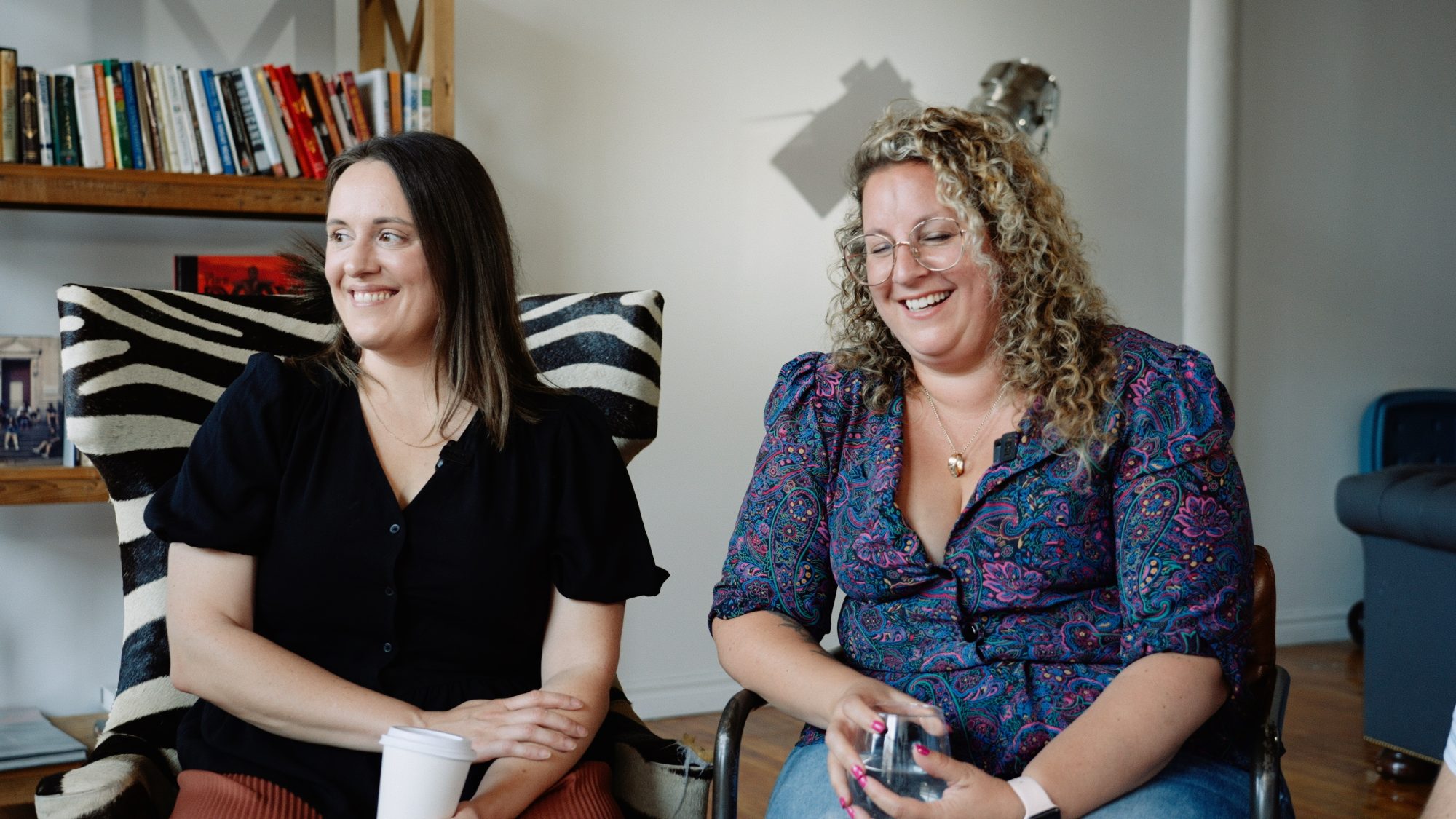 Ladies laughing